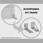 Cabeceira Casal 140cm Diamante D10 Linho Chumbo