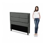 Cabeceira Casal 140cm Estoril Dobuê Cinza