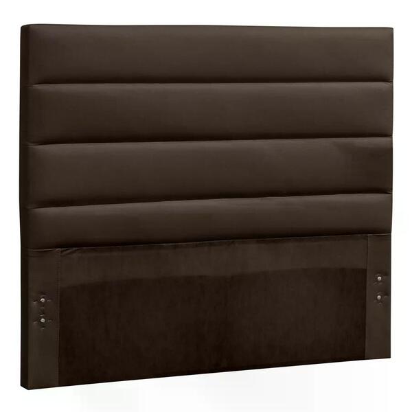 Cabeceira Casal 140cm Greta Corano Marrom Dmonegatto