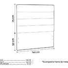 Cabeceira Casal 140cm Greta Dmonegatto