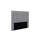 Cabeceira Casal 140cm Linho Aquilla Cinza