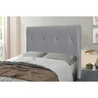 Cabeceira Casal 140cm Linho Aquilla Cinza