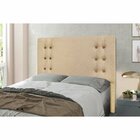 Cabeceira Casal 140cm Linho Gênova Dourado