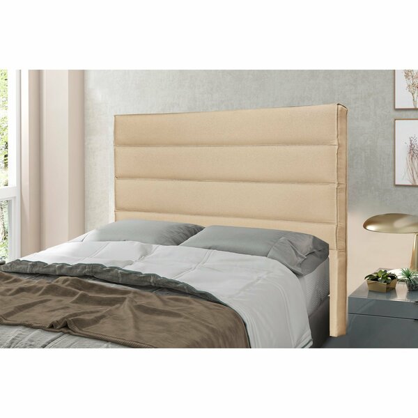 Cabeceira Casal 140cm Linho La Italiana Dourado