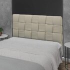 Cabeceira Casal 140cm Linho Ravena  Cru