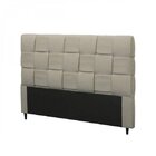 Cabeceira Casal 140cm Linho Ravena  Cru
