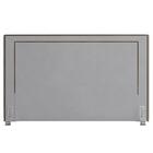 Cabeceira Casal 140cm Mali P02 Veludo Cinza