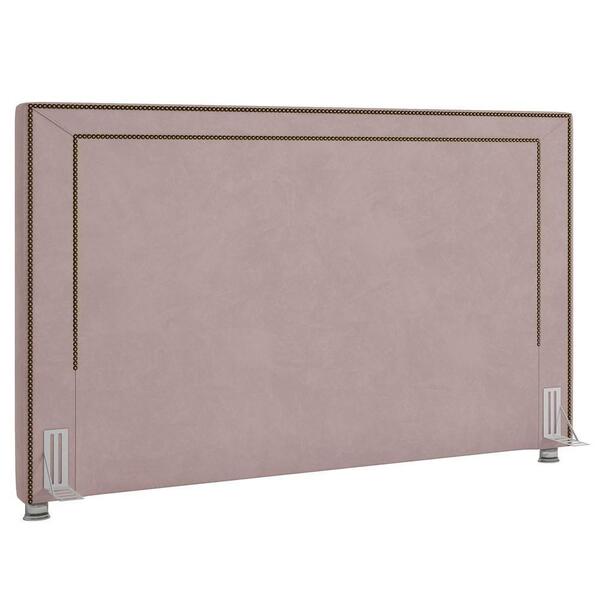Cabeceira Casal 140cm Mali P02 Veludo Rosê
