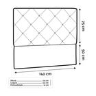 Cabeceira Casal 140cm Oasis Dmonegatto