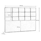 Cabeceira Casal 140cm Para Cama Box Ana Luisa  Bege