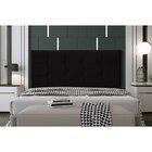 Cabeceira Casal 140cm Para Cama Box Ana Luisa  Preto