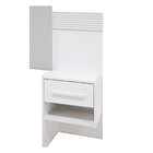 Cabeceira Casal 140cm Ripada 100% Mdf Estofada Isis Com 02 Me