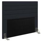 Cabeceira Casal 140cm Rubi D10 Corano Preto