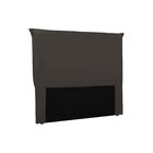 Cabeceira Casal 140cm Suede Veneza  Cinza