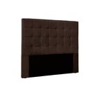 Cabeceira Casal 140cm Suede Verona  Café