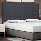 Cabeceira Casal 140cm Suede Verona  Cinza