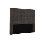 Cabeceira Casal 140cm Suede Verona  Cinza