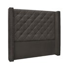 Cabeceira Casal 140cm Suede Vicenza  Cinza