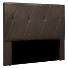 Cabeceira Casal 140cm Veludo Aquilla  Marrom