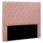 Cabeceira Casal 140cm Veludo Esmeralda  Rosa