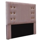 Cabeceira Casal 140cm Veludo Gênova  Lilás