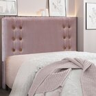 Cabeceira Casal 140cm Veludo Gênova  Lilás