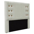 Cabeceira Casal 140cm Veludo Gênova  Prata