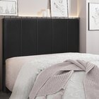 Cabeceira Casal 140cm Veludo Ravenna  Preto