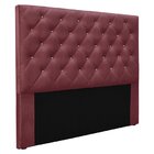 Cabeceira Casal 140cm Veludo Tania  Vinho