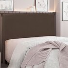 Cabeceira Casal 140cm Veludo Veneza  Marrom
