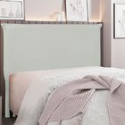 Cabeceira Casal 140cm Veludo Veneza  Prata