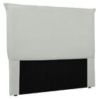 Cabeceira Casal 140cm Veludo Veneza  Prata