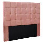 Cabeceira Casal 140cm Veludo Verona  Rosa