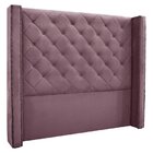 Cabeceira Casal 140cm Veludo Vicenza  Uva