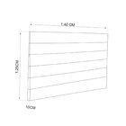 Cabeceira Casal 140x125cm Conde Viero Branco