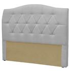 Cabeceira Casal 145cm Colônia Linho D05 Cinza