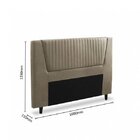 Cabeceira Casal 160cm Barcelona Dobuê Camurça