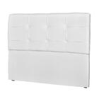 Cabeceira Casal 160cm London Corino Branco - Js Móveis
