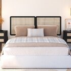 Cabeceira Casal 160cm Palhinha Oslo Nero