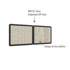 Cabeceira Casal 160cm Palhinha Oslo Nero