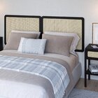 Cabeceira Casal 160cm Palhinha Oslo Nero