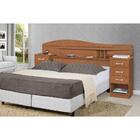 Cabeceira Casal 1.40 Box Com 2 Criado 3 Gavetas Freijo