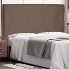 Cabeceira Casal 1 40m Aquilla Suede Caramelo - Pallazio