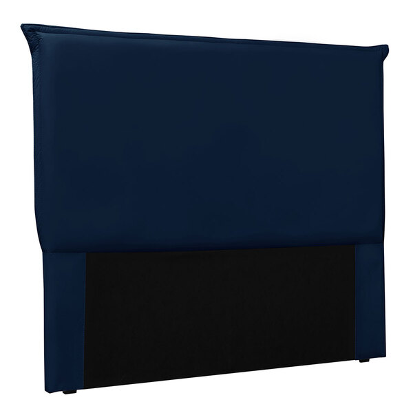 Cabeceira Casal 1 40m Barcelona Suede Azul Marinho - Pallazio