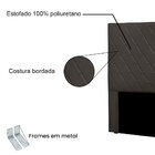 Cabeceira Casal 1 40m Córdoba Suede Cinza - Pallazio