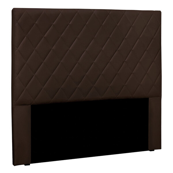 Cabeceira Casal 1 40m Córdoba Suede Marrom - Pallazio