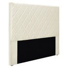 Cabeceira Casal 1 40m Esmeralda Linho Pérola - Pallazio