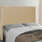 Cabeceira Casal 1 40m Esmeralda Linho Rústico - Pallazio - Do