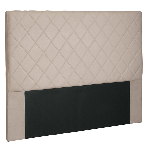 Cabeceira Casal 1 40m Esmeralda Suede - Pallazio - Bege