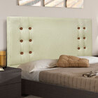 Cabeceira Casal 1 40m Genova Linho Rústico - Pallazio - Natur